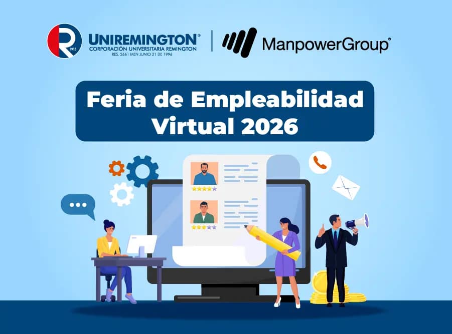 Feria de Empleabilidad Virtual Uniremington 2026